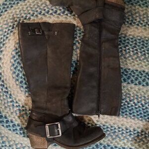 John Fluevog Adriana Luna Leather Heeled Boots